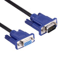 Cable VGA de 15 pines macho a VGA de 15 pines hembra de buena calidad de 1,5 m para monitor LCD, proyector, etc., Length: 1.5m