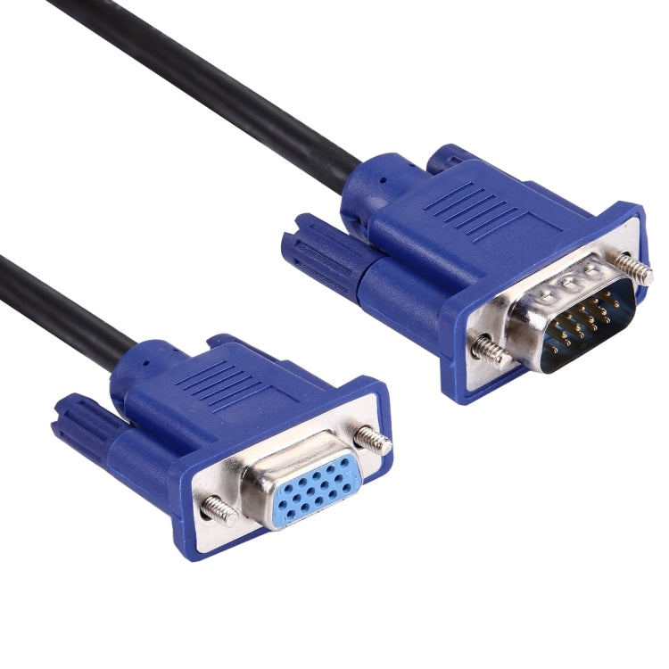 Cable VGA de 15 pines macho a VGA de 15 pines hembra de buena calidad de 1,5 m para monitor LCD, proyector, etc., Length: 1.5m