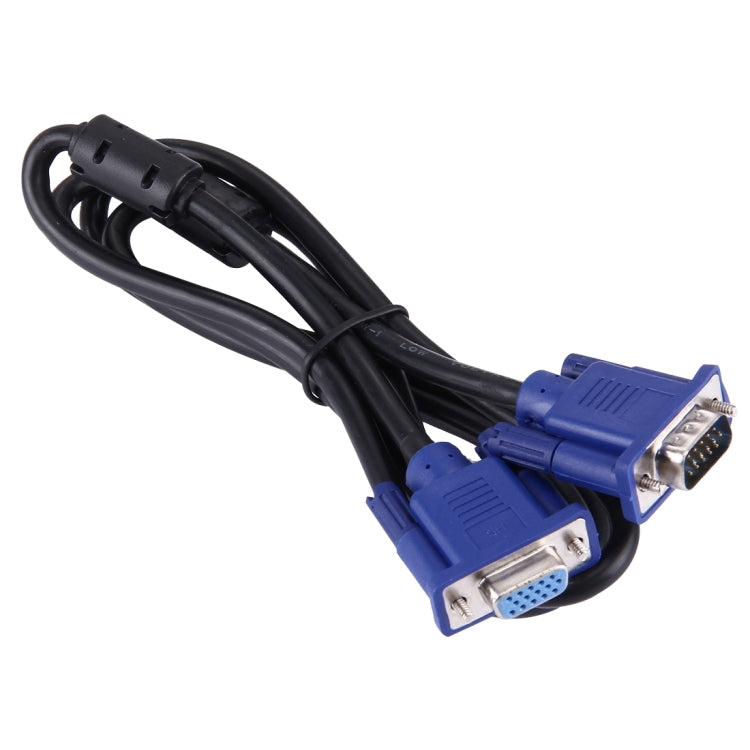 Cable VGA de 15 pines macho a VGA de 15 pines hembra de buena calidad de 1,5 m para monitor LCD, proyector, etc., Length: 1.5m