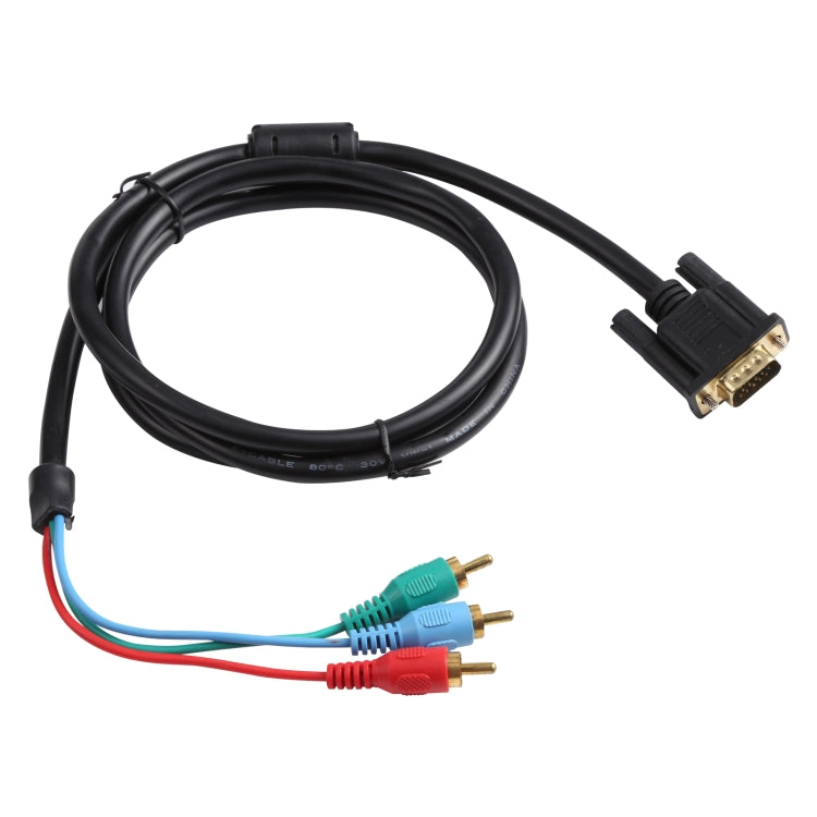 Cable VGA a 3RCA RGB de 1,5 m, VGA to RGB