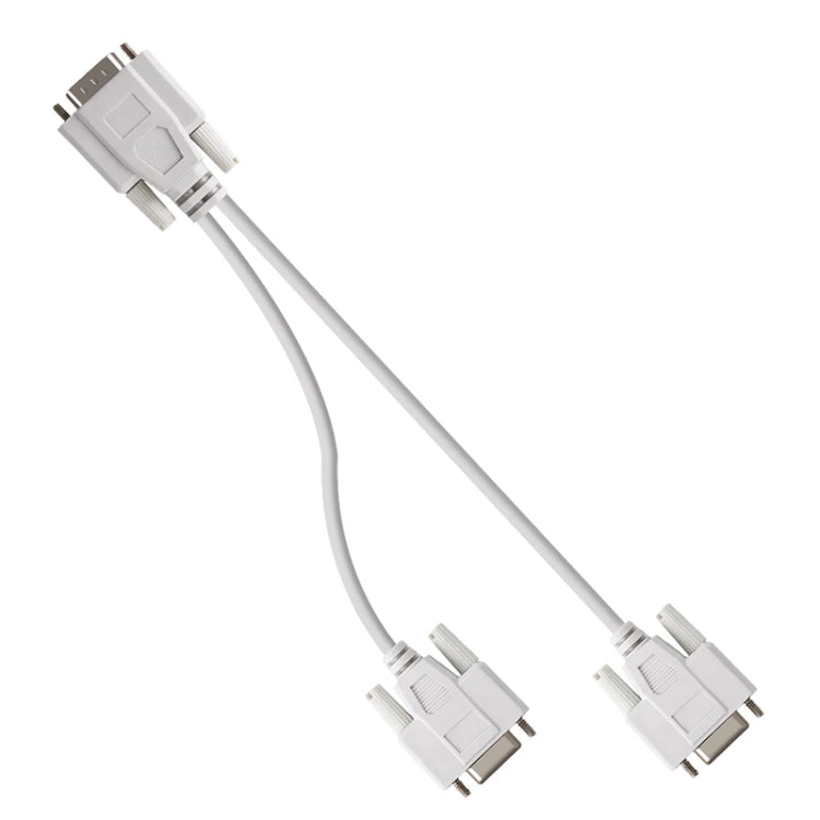 Cable divisor VGA SVGA HDB15 macho a 2 hembra, longitud: 32,5 cm