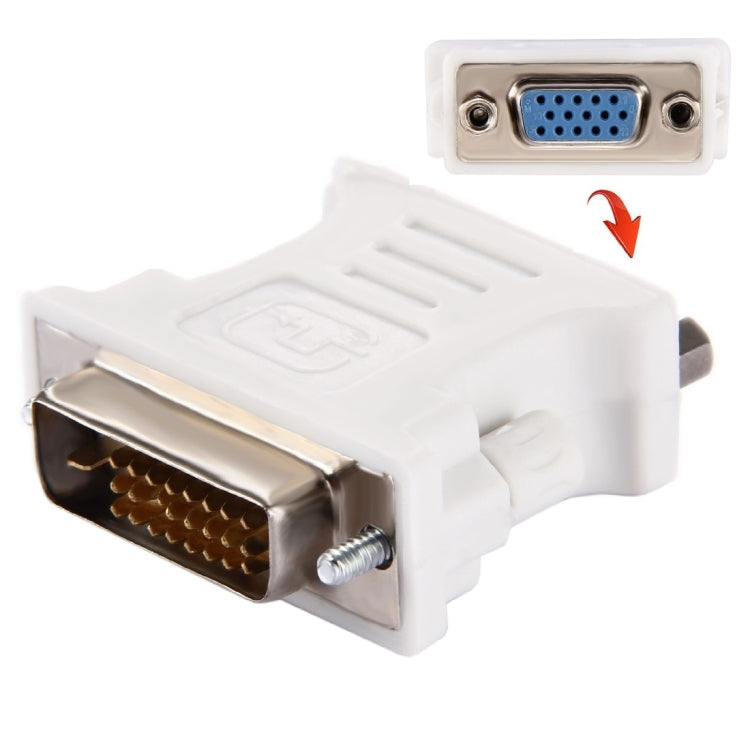 Adaptador DVI 24+1 Pin Macho a VGA 15 Pin Hembra, DVI 24+1Pin Male to VGA Female