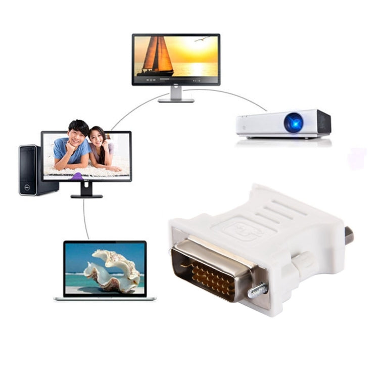 Adaptador DVI 24+1 Pin Macho a VGA 15 Pin Hembra, DVI 24+1Pin Male to VGA Female