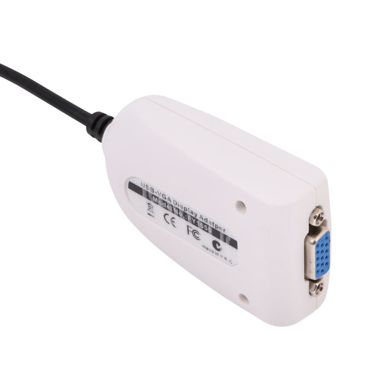 Adaptador USB a VGA para múltiples monitores/pantallas múltiples, tarjeta gráfica externa USB 2.0, USB 2.0