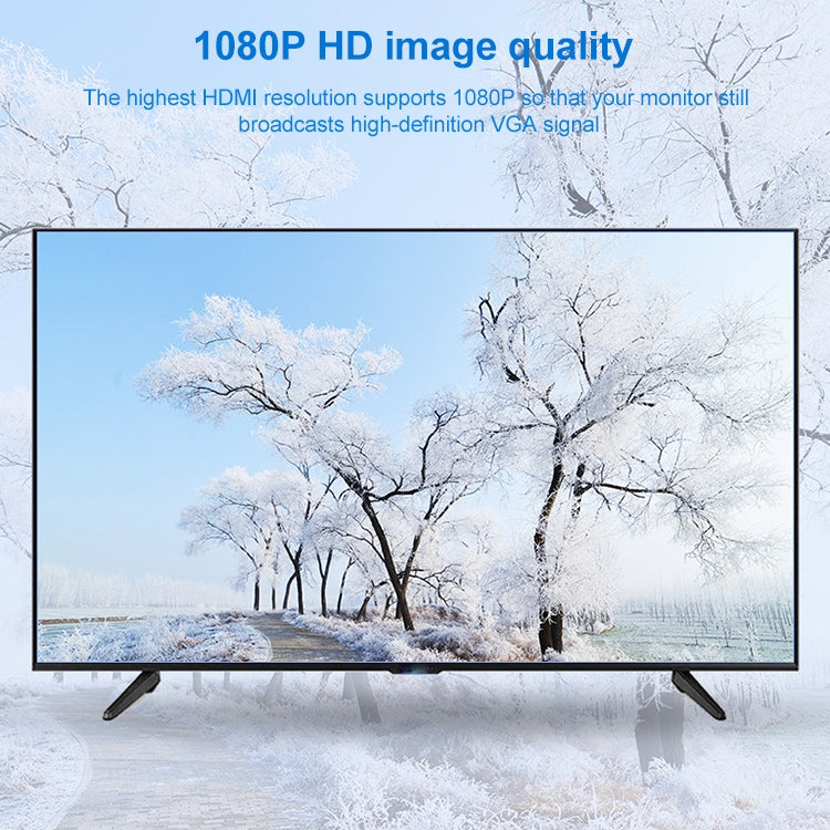 Adaptador Full HD 1080P VGA a HDMI, versión 1.3 estándar HDMI, 1.3 Version HDMI