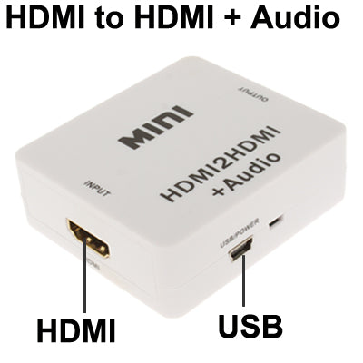 Decodificador de audio Mini HDMI a HDMI, Mini HDMI to HDMI