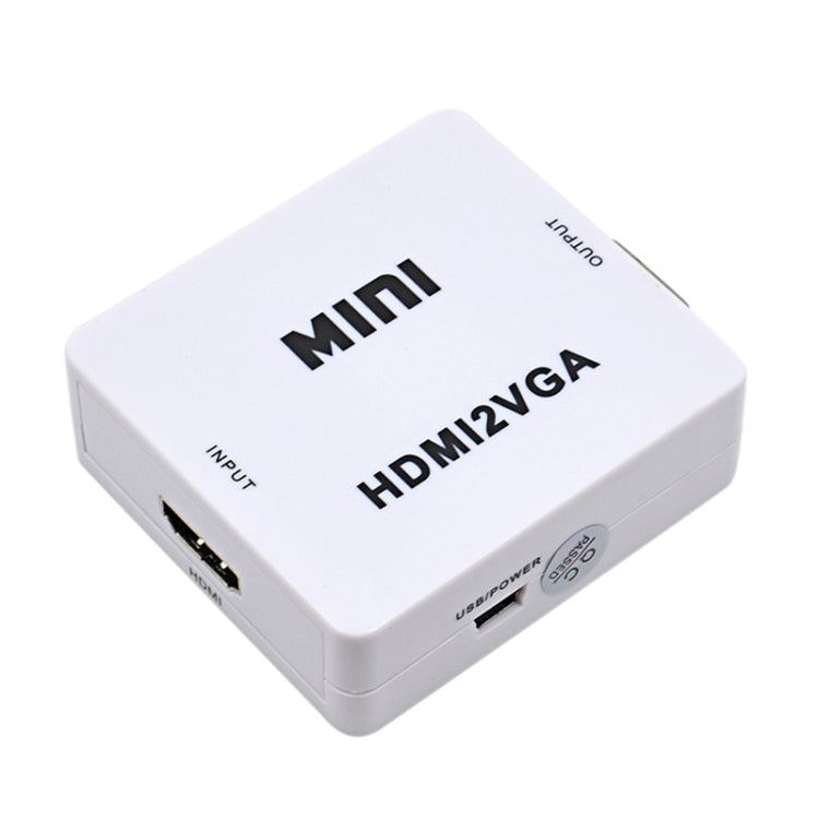 Convertidor de audio Mini HDMI a VGA, Mini HDMI to VGA