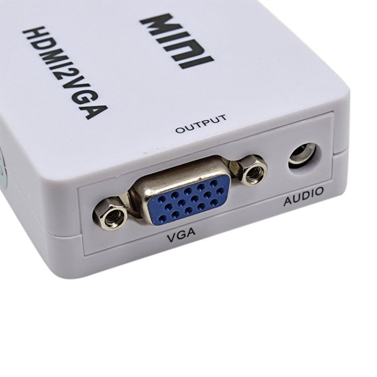 Convertidor de audio Mini HDMI a VGA, Mini HDMI to VGA