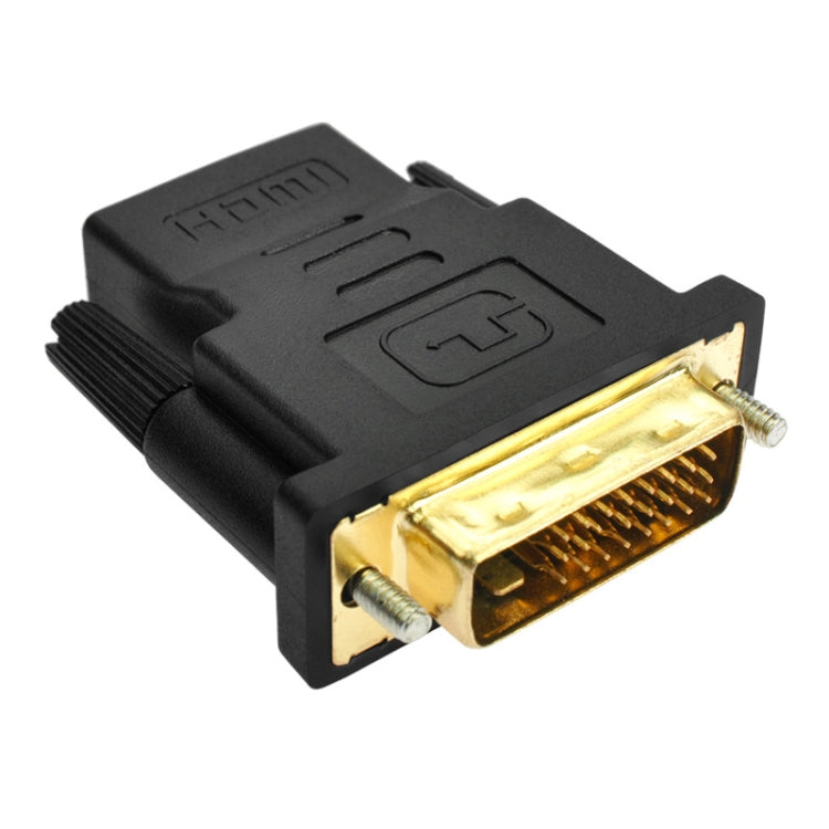 Adaptador DVI-D 24+1 Pin Macho a HDMI 19 Pin Hembra para Monitor / HDTV
