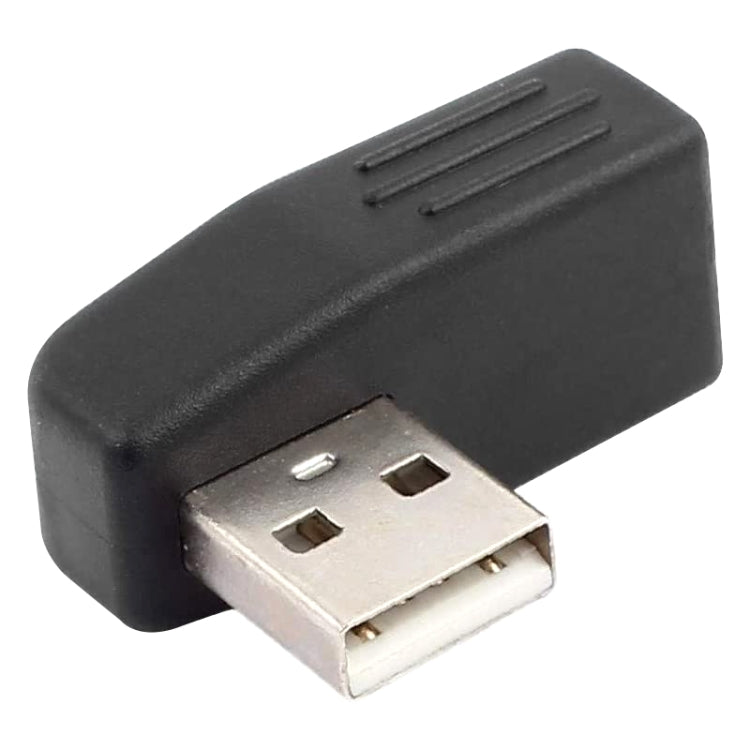 Adaptador USB 2.0 AM a AF con ángulo de 90 grados, función OTG de soporte, 90 Degree Right Angled, 90 Degree Lelf Angled