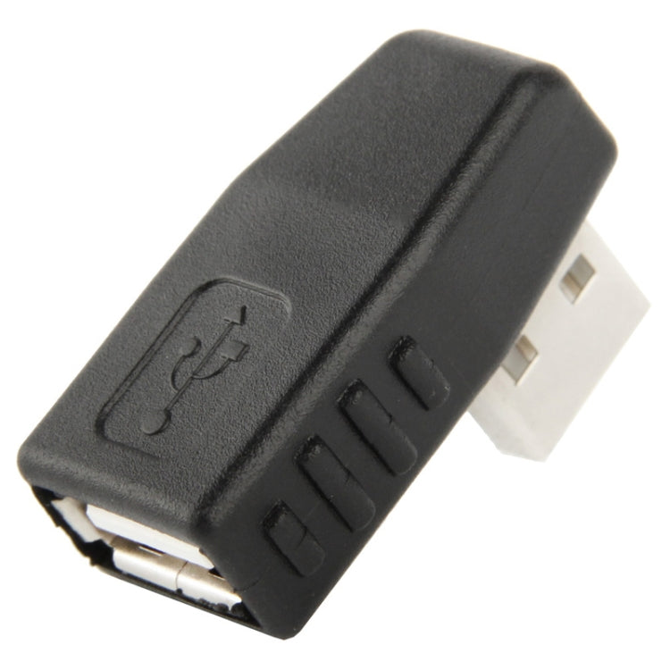 Adaptador USB 2.0 AM a AF con ángulo de 90 grados, función OTG de soporte, 90 Degree Right Angled, 90 Degree Lelf Angled