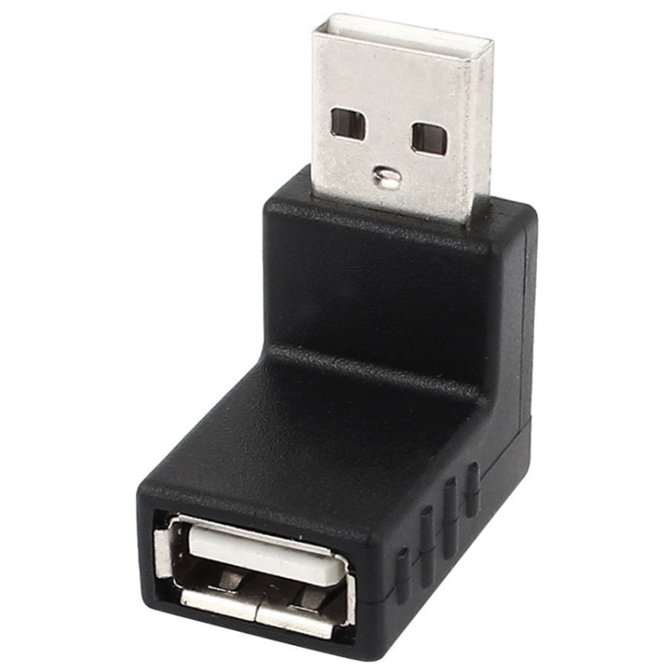 Adaptador USB 2.0 AM a AF con ángulo de 90 grados, 90 Degree Up Angled, 90 Degree Down Angled