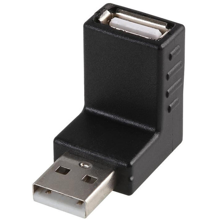 Adaptador USB 2.0 AM a AF con ángulo de 90 grados, 90 Degree Up Angled, 90 Degree Down Angled