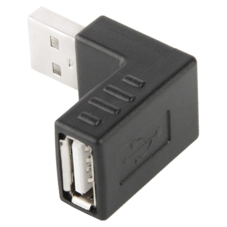 Adaptador USB 2.0 AM a AF con ángulo de 90 grados, 90 Degree Up Angled, 90 Degree Down Angled