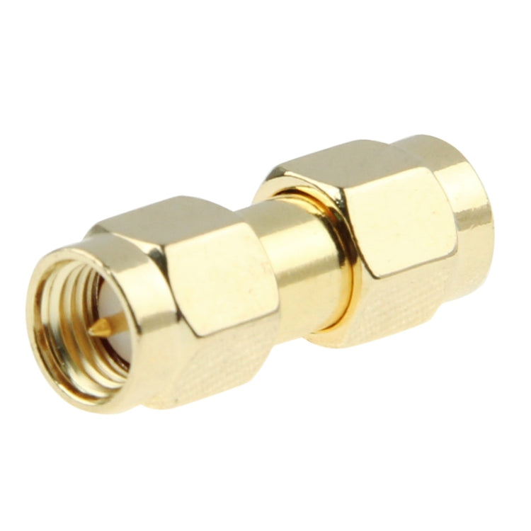 Adaptador macho chapado en oro, SMA Male to Male, SMA Male to RP-SMA Male