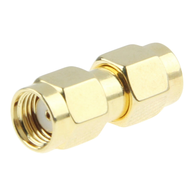 Adaptador macho chapado en oro, SMA Male to Male, SMA Male to RP-SMA Male