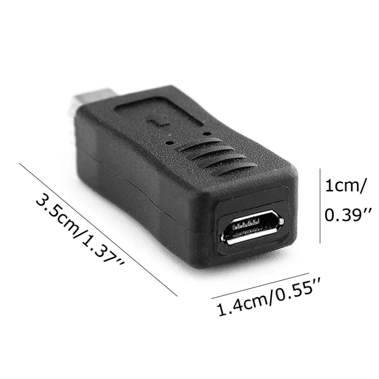 Adaptador USB 2.0 Micro USB Macho a Hembra para Galaxy S IV / i9500 / S III / i9300, Micro USB Female