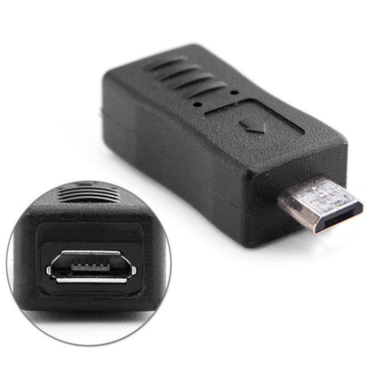 Adaptador USB 2.0 Micro USB Macho a Hembra para Galaxy S IV / i9500 / S III / i9300, Micro USB Female