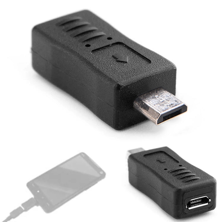 Adaptador USB 2.0 Micro USB Macho a Hembra para Galaxy S IV / i9500 / S III / i9300, Micro USB Female