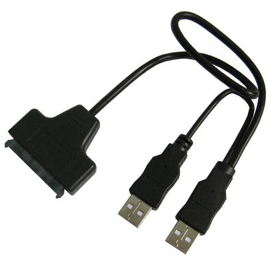 Convertidor de USB 2.0 a Serial ATA HDD y tanque de almacenamiento de HDD de 2,5 pulgadas, Blue