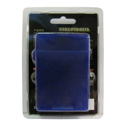 Convertidor de USB 2.0 a Serial ATA HDD y tanque de almacenamiento de HDD de 2,5 pulgadas, Blue