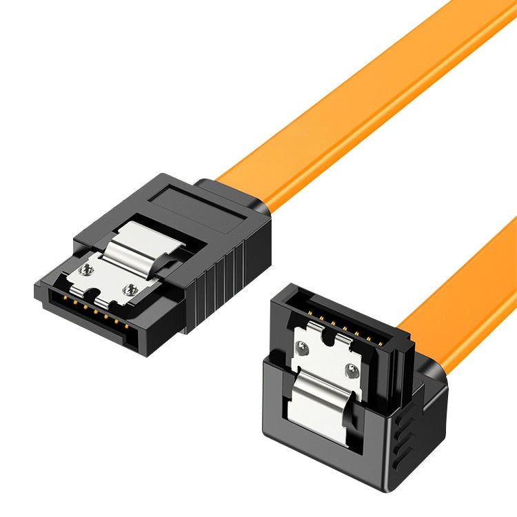 Cable de datos SATA serie, con clip metálico, longitud: 40 cm, Orange