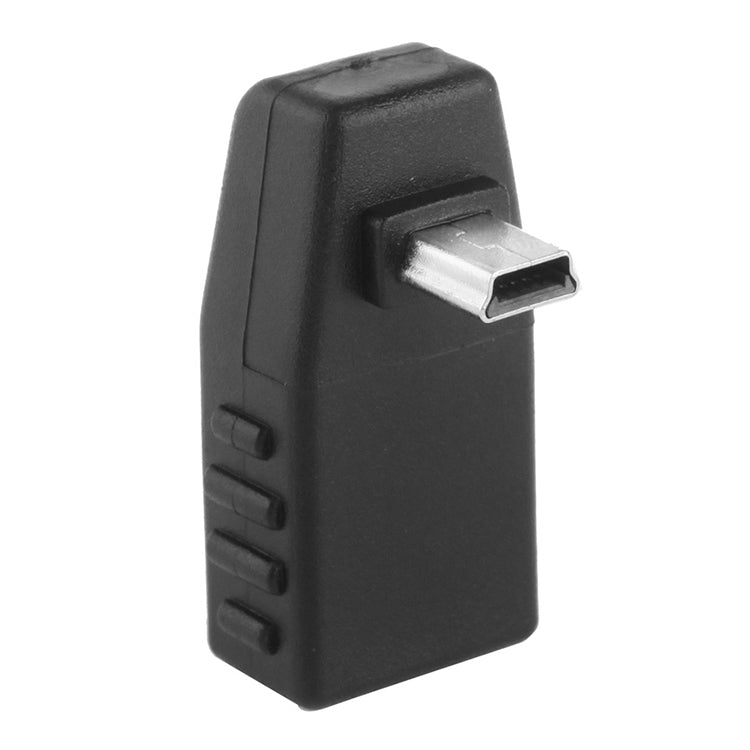 Adaptador Mini USB macho a USB 2.0 AF de 90 grados, 90 Degree Up Angled, 90 Degree Down Angled