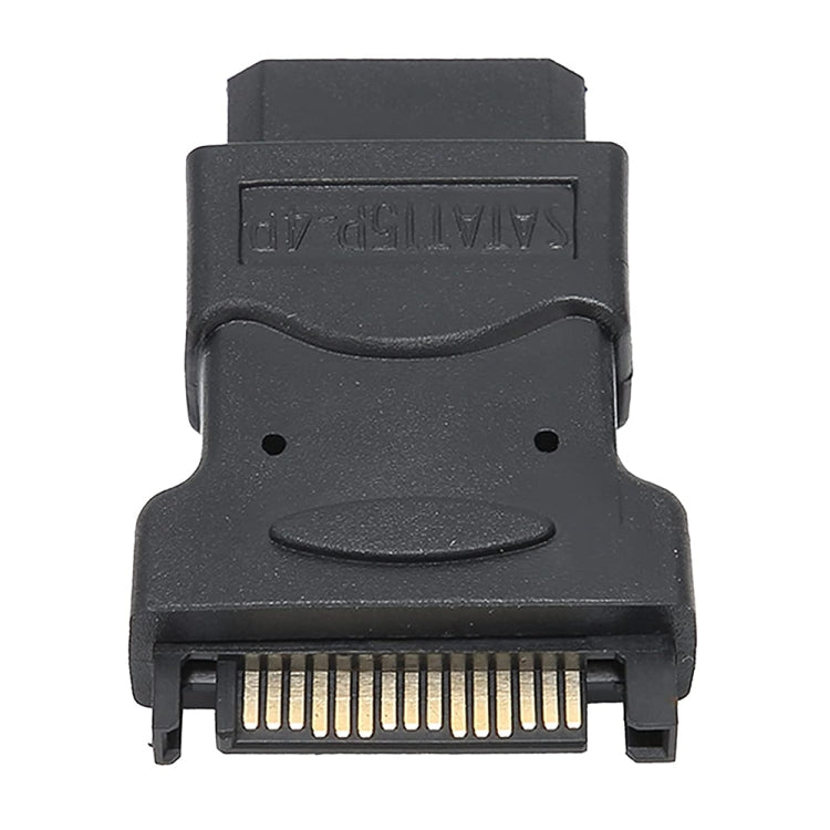 Adaptador SATA macho de 15 pines a hembra de 4 pines, SATA 15 Pin Male to 4 Pin