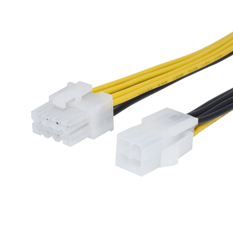 Cable de alimentación macho de 8 pines a hembra de 4 pines, longitud: 18,5 cm, 8 Pin Male to 4 Pin Female