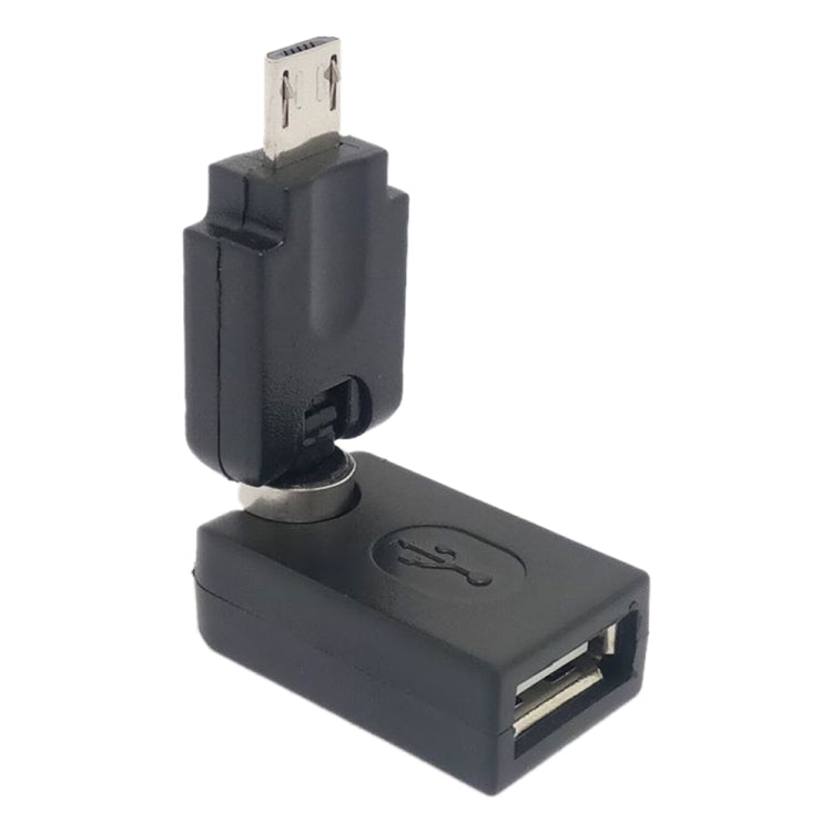 Adaptador giratorio de 360 grados USB 2.0 AM a Mini USB, USB 2.0 AM