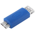Adaptador macho Super Speed USB 3.0 AF a USB 3.0 Micro-B, AF to Micro BM