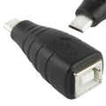 Adaptador Micro USB Macho a USB BF, USB B Female