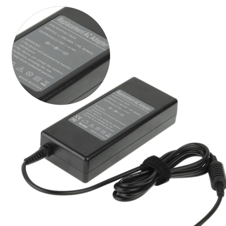 Adaptador de CA de 19 V 4,74 A para redes Toshiba, puntas de salida: 5,5 x 2,5 mm, 4.74A