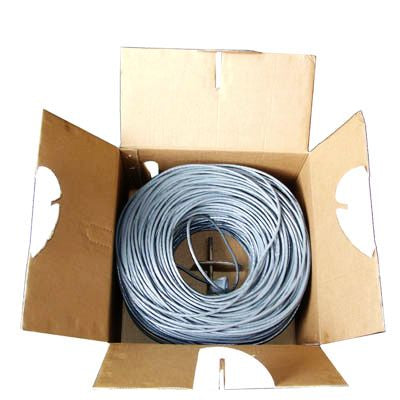 Cable Lan (cable de datos CAT5E) Longitud: 305M, CAT5E CCA, Diameter: 0.35mm, CAT5E CCA, Diameter: 0.38mm-0.4mm, CAT5E CCA, Diameter: 0.5mm, CAT5E Copper, Diameter: 0.5mm