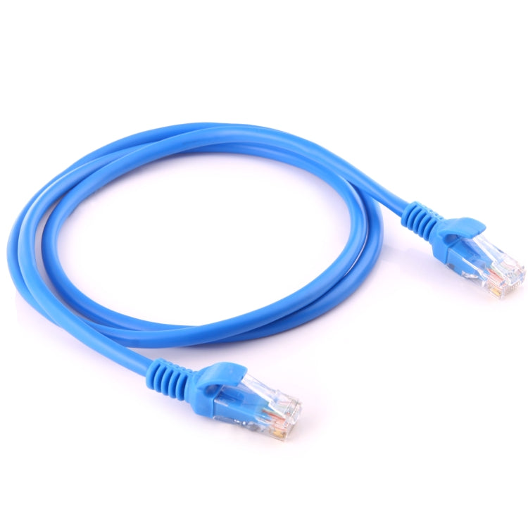 Cable de red Cat5e, longitud: 1 m, 1m Blue
