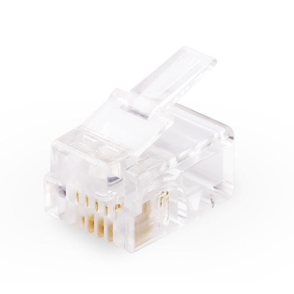 Conector telefónico de enchufe modular RJ11 (1000 unidades en un paquete, el precio es por 1000 unidades)