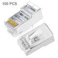 Red de conector Lan Cat5 8P8C de enchufe blindado RJ45 de alta calidad (100 unidades en un paquete, el precio es por 100 unidades)