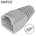 Cubierta de tapa para botas de cables de red para RJ45, verde (500 unidades en un paquete, el precio es por 500 unidades), 500 Pcs Grey, 500 Pcs Black, 500 Pcs Red, 500 Pcs Blue, 500 Pcs White, 500 Pcs Yellow, 500 Pcs Green