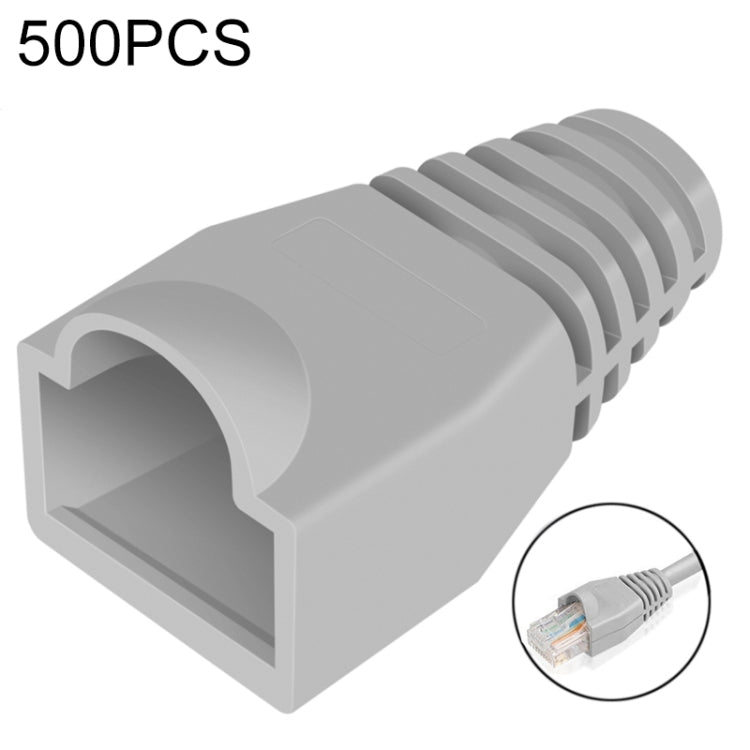 Cubierta de tapa para botas de cables de red para RJ45, verde (500 unidades en un paquete, el precio es por 500 unidades), 500 Pcs Grey, 500 Pcs Black, 500 Pcs Red, 500 Pcs Blue, 500 Pcs White, 500 Pcs Yellow, 500 Pcs Green