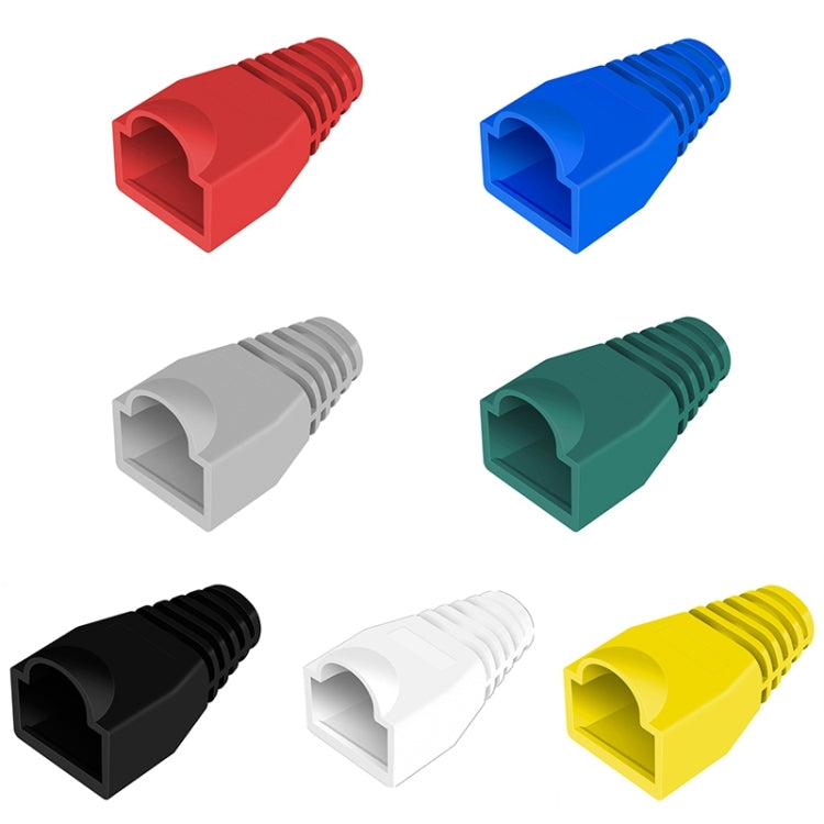 Cubierta de tapa para botas de cables de red para RJ45, verde (500 unidades en un paquete, el precio es por 500 unidades), 500 Pcs Grey, 500 Pcs Black, 500 Pcs Red, 500 Pcs Blue, 500 Pcs White, 500 Pcs Yellow, 500 Pcs Green