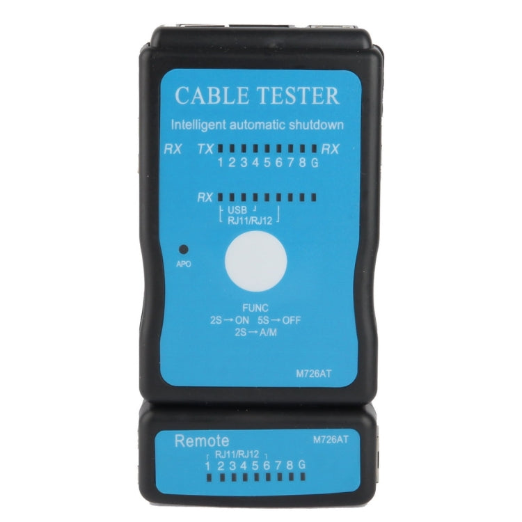 Cable USB, Probador de Cable de Red Multifunción RJ45 y RJ11, RJ45/RJ11 Blue