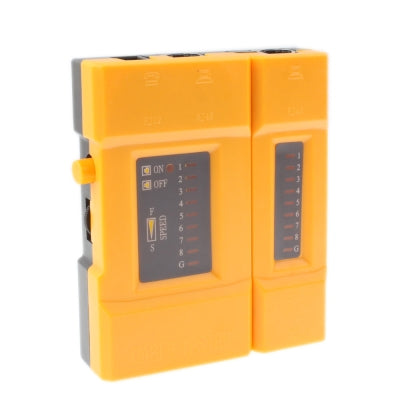 Probador de cables de red de doble uso MINI RJ11 + RJ45, RJ45/RJ11 Orange
