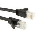 Cable LAN de red Ethernet plano ultrafino CAT6, 3m Black