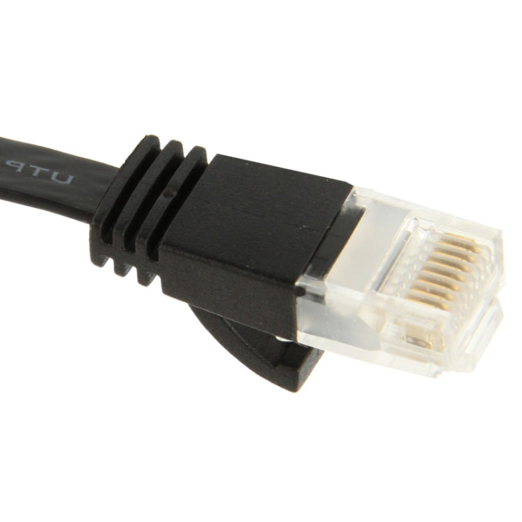 Cable LAN de red Ethernet plano ultrafino CAT6, 3m Black