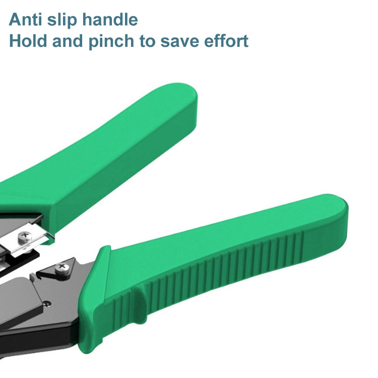 Herramienta de alicates crimpadores de red con mango 8P8C, 8P8C/6P6C/4P4C/RJ11/RJ45/RJ12 Crimping Tool