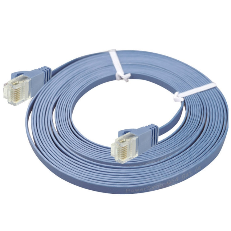 Cable LAN de red Ethernet plano ultrafino CAT6 de 50 m, 50m Blue
