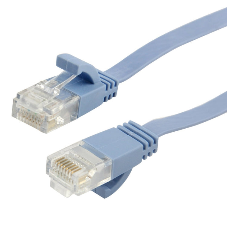Cable LAN de red Ethernet plano ultrafino CAT6 de 50 m, 50m Blue