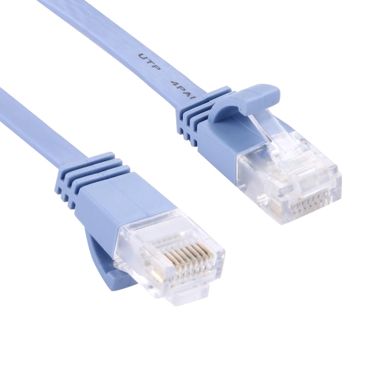 Cable LAN de red Ethernet plano ultrafino CAT6 de 20 m, 20m Blue