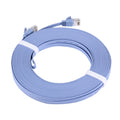 Cable LAN de red Ethernet plano ultrafino CAT6 de 15 m, 15m Blue