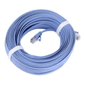 Cable LAN de red Ethernet plano ultrafino CAT6, 30m Blue